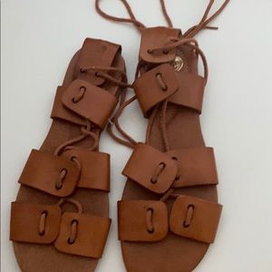 Brown sandals